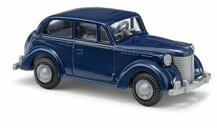 Busch 89105 HO 1938 Opel Olympia Sedan - Economy - Assembled -- Dark Blue