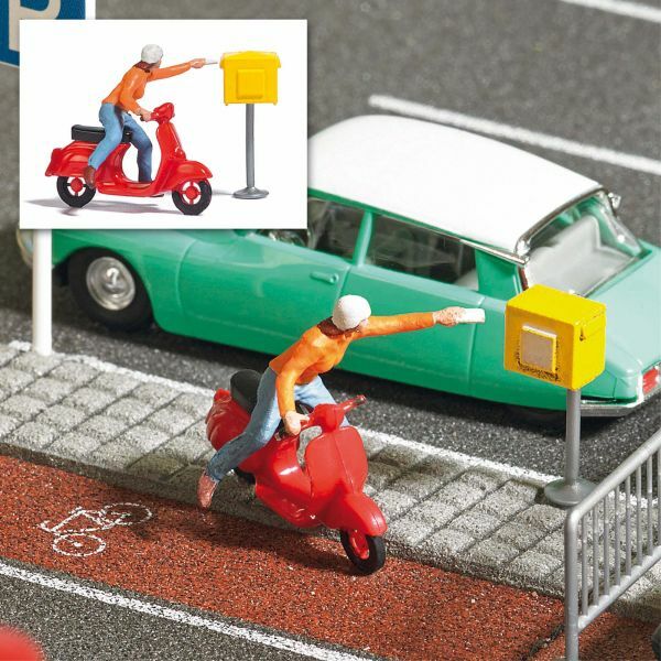 Busch 7886 HO規 Briefeinwurf 寄信的女人