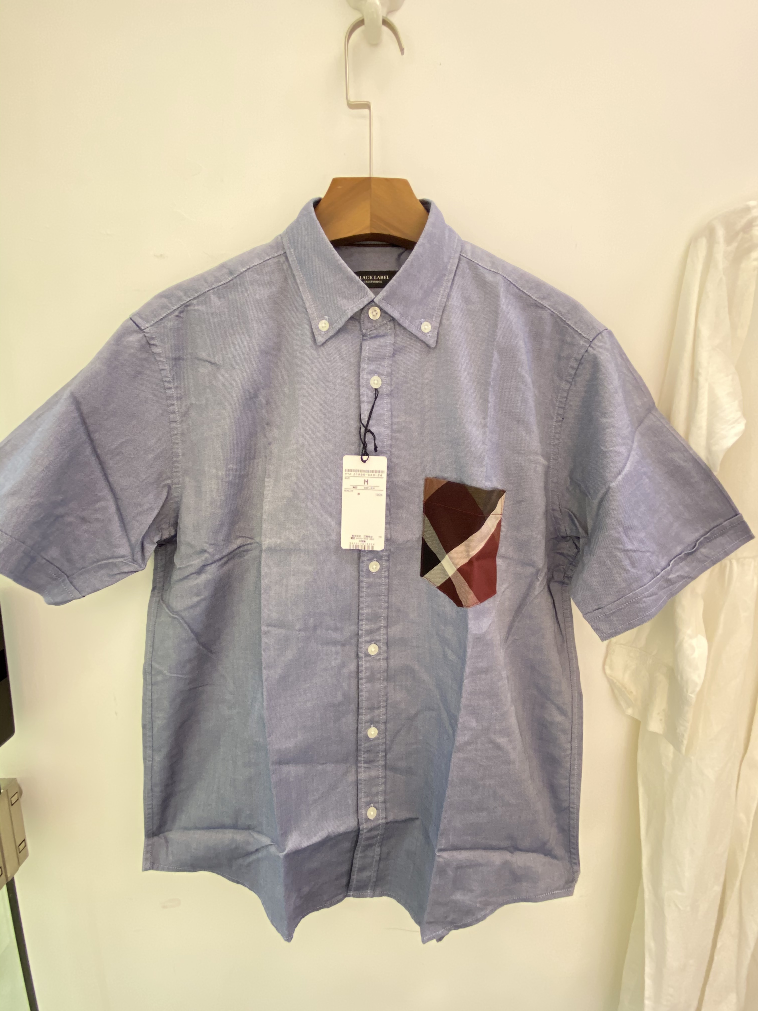 Black label 格仔袋恤衫/4色