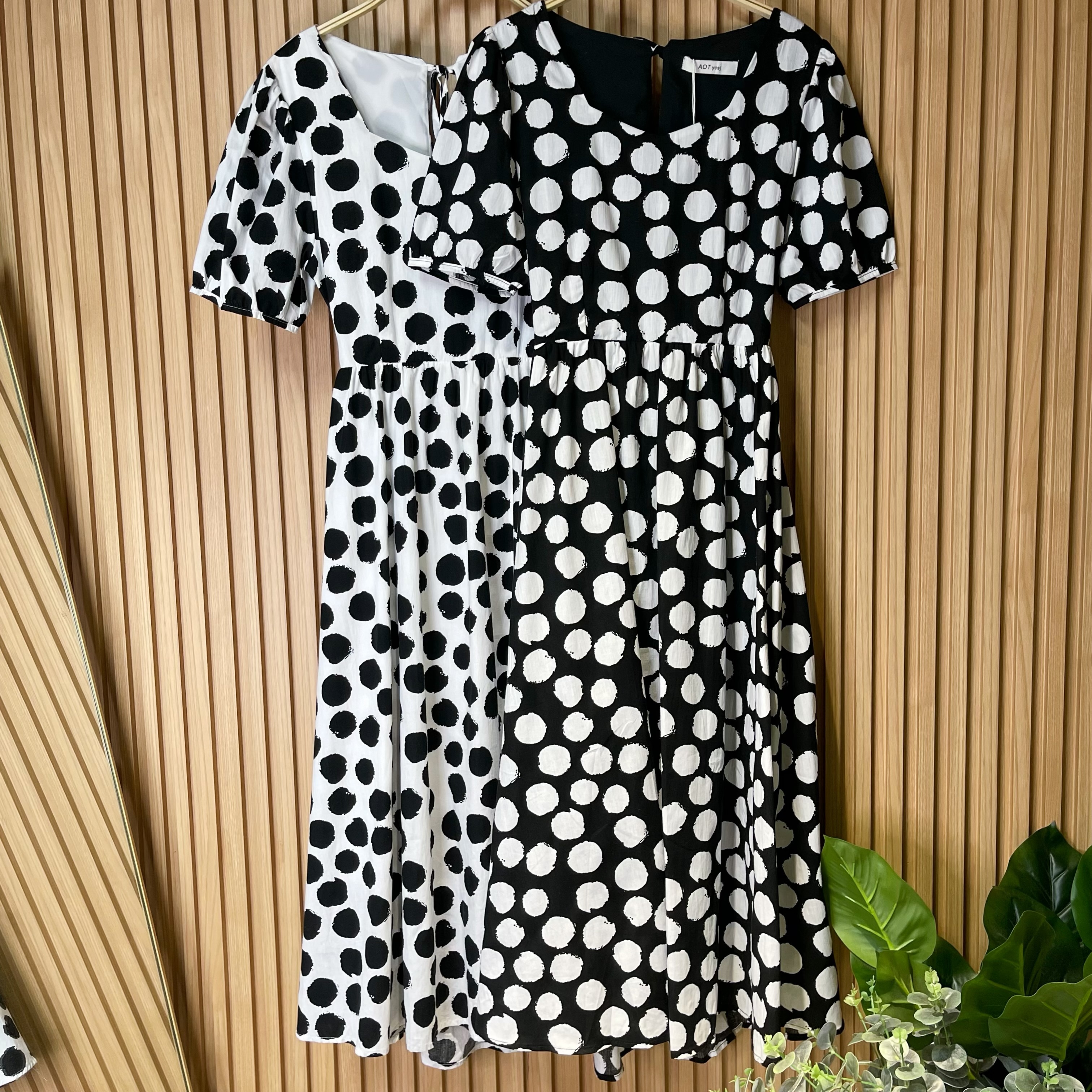 【Hoi2推介】波點後橡筋綁帶OPS