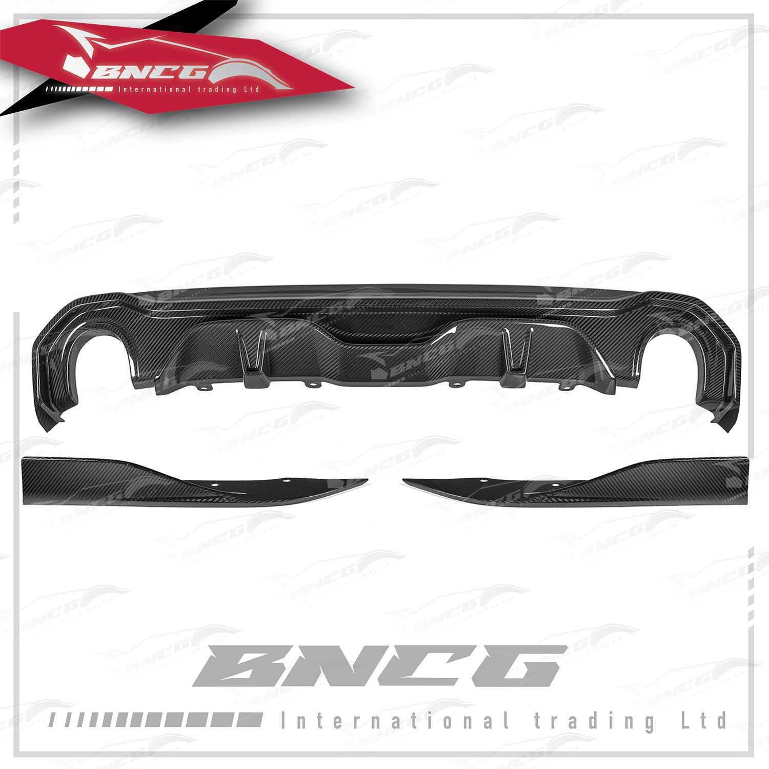 寶馬 BMW 4系 G26 Gran Coupe 卡夢 乾碳纖維 外觀件 空力套件 XCARMAN款 後下巴 後導流 含包角