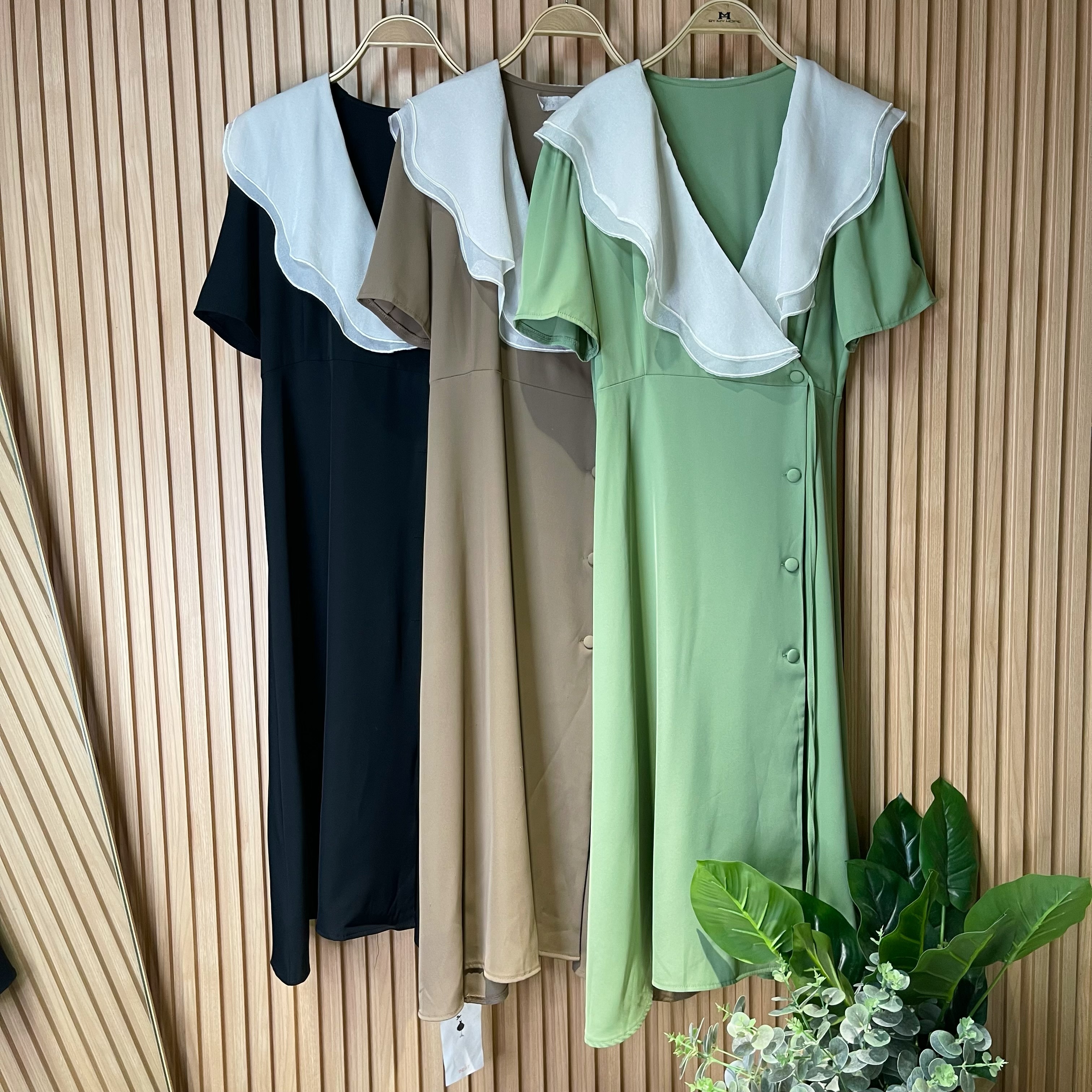 【Hoi2推介】紗網ruffle側綁帶OPS