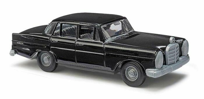 Busch 89100 HO 1959 Mercedes-Benz 220 Sedan - Economy - Assembled -- Black