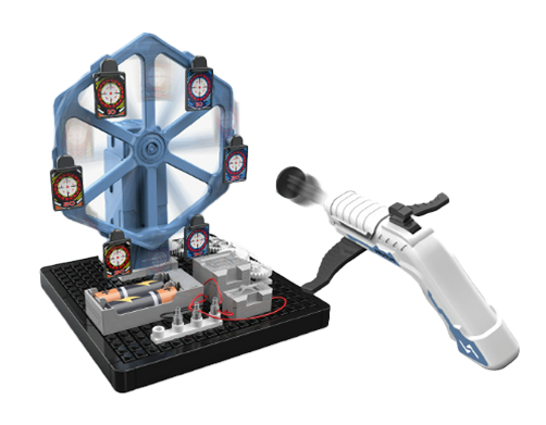 DIY電路機械-弓箭旋轉標靶 DL0103