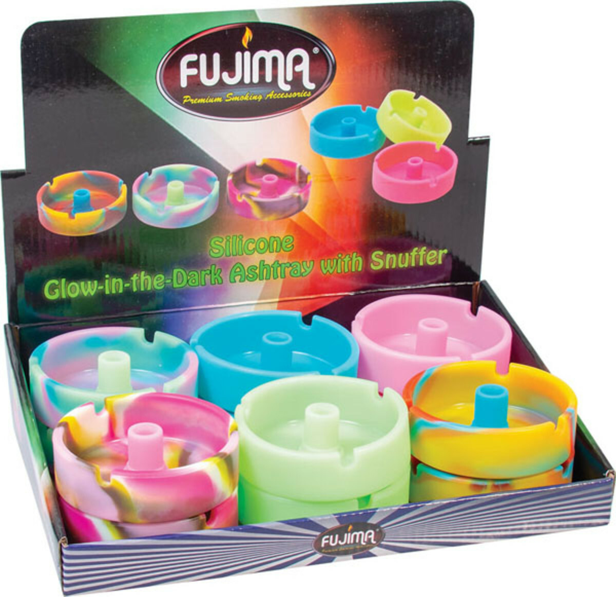 FUJIMA GLOW SILICONE SNUFFER ASHTRAY