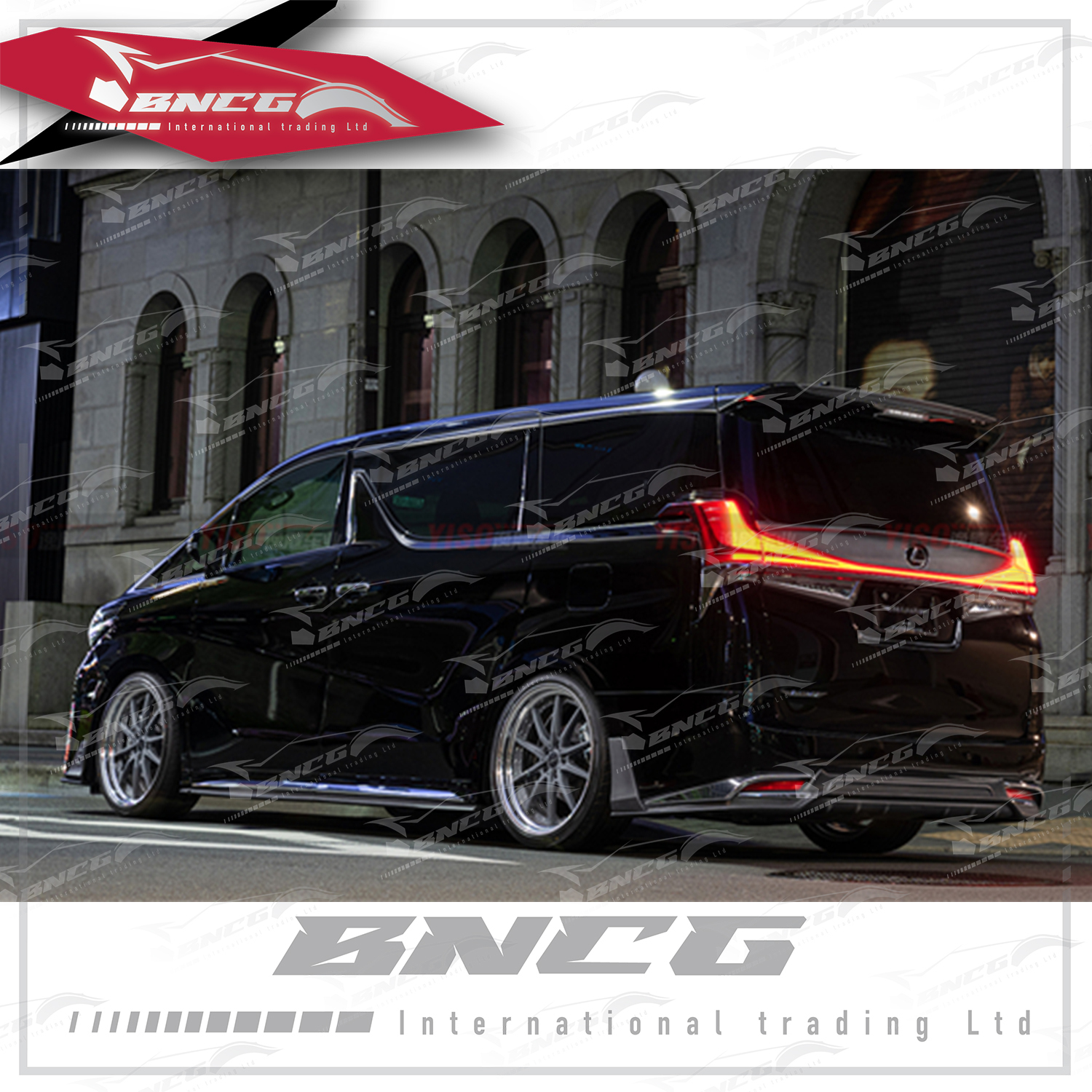 凌志 Lexus LM 改裝 碳纖維 外觀件 空力套件 Aimgain款 頂翼 擾流板