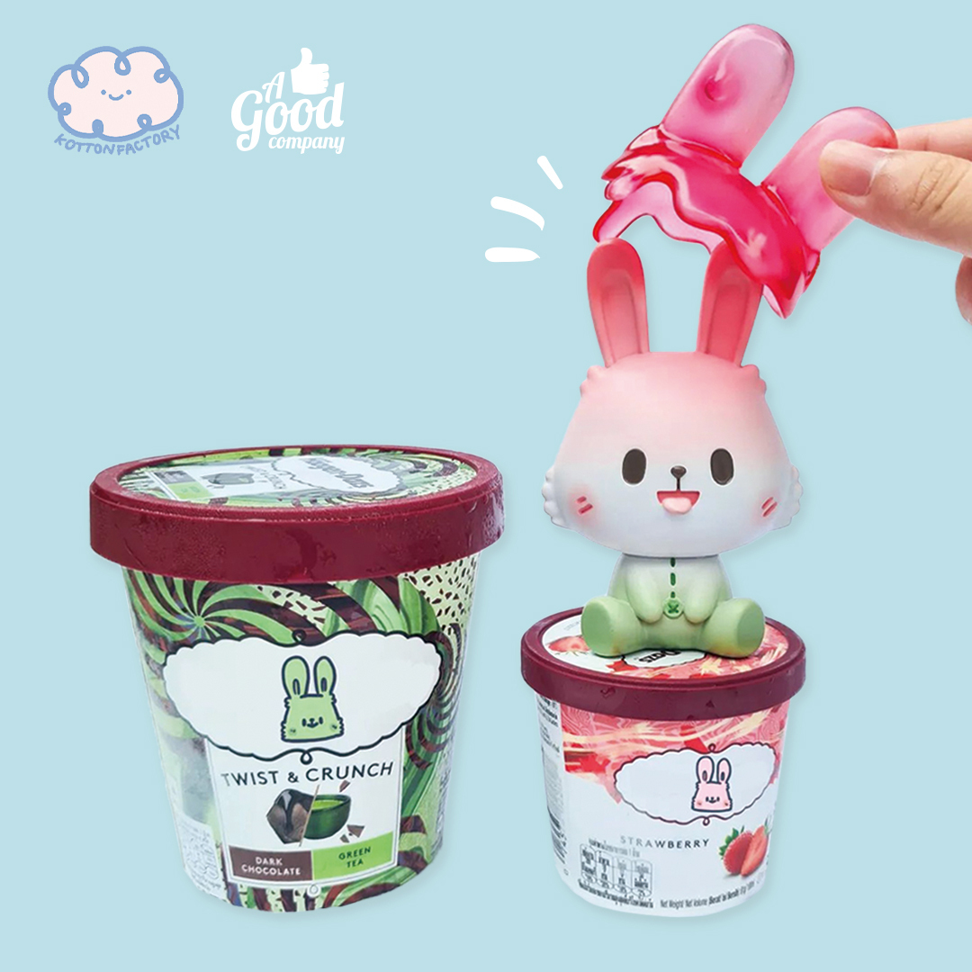 Kotton Factory - Strawberry Matcha Latte Robin