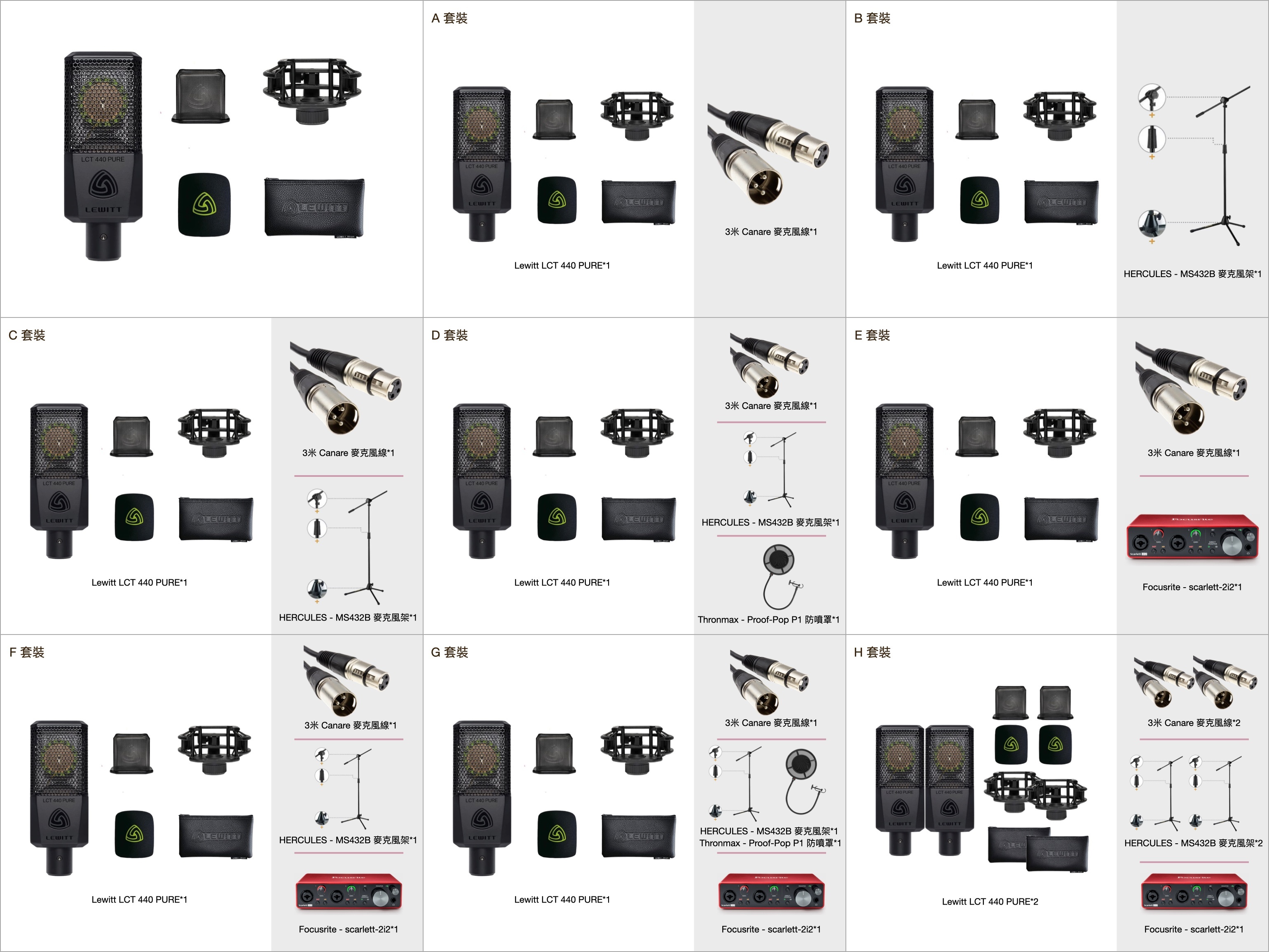 Lewitt Lewitt - LCT 440 Pure 專業電容式麥克風 專業麥克風 人聲麥克風 錄音麥克風 第 5 張圖片｜三峽麥克風