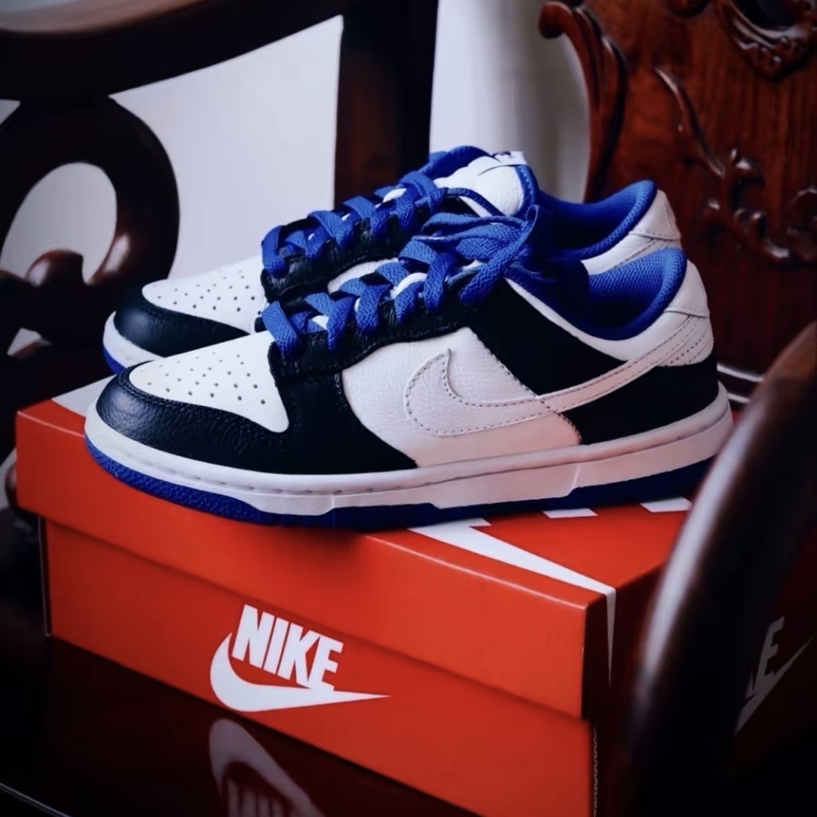 【APAIR】預購 Nike Dunk Low White Black Royal 白黑藍 閃電藍 FD9064-110