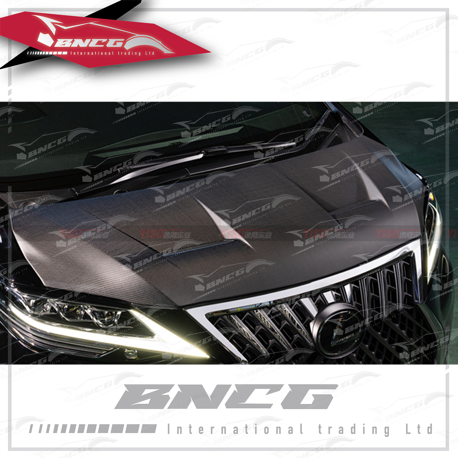 凌志 Lexus LM 改裝 碳纖維 外觀件 空力套件 Aimgain款 引擎蓋