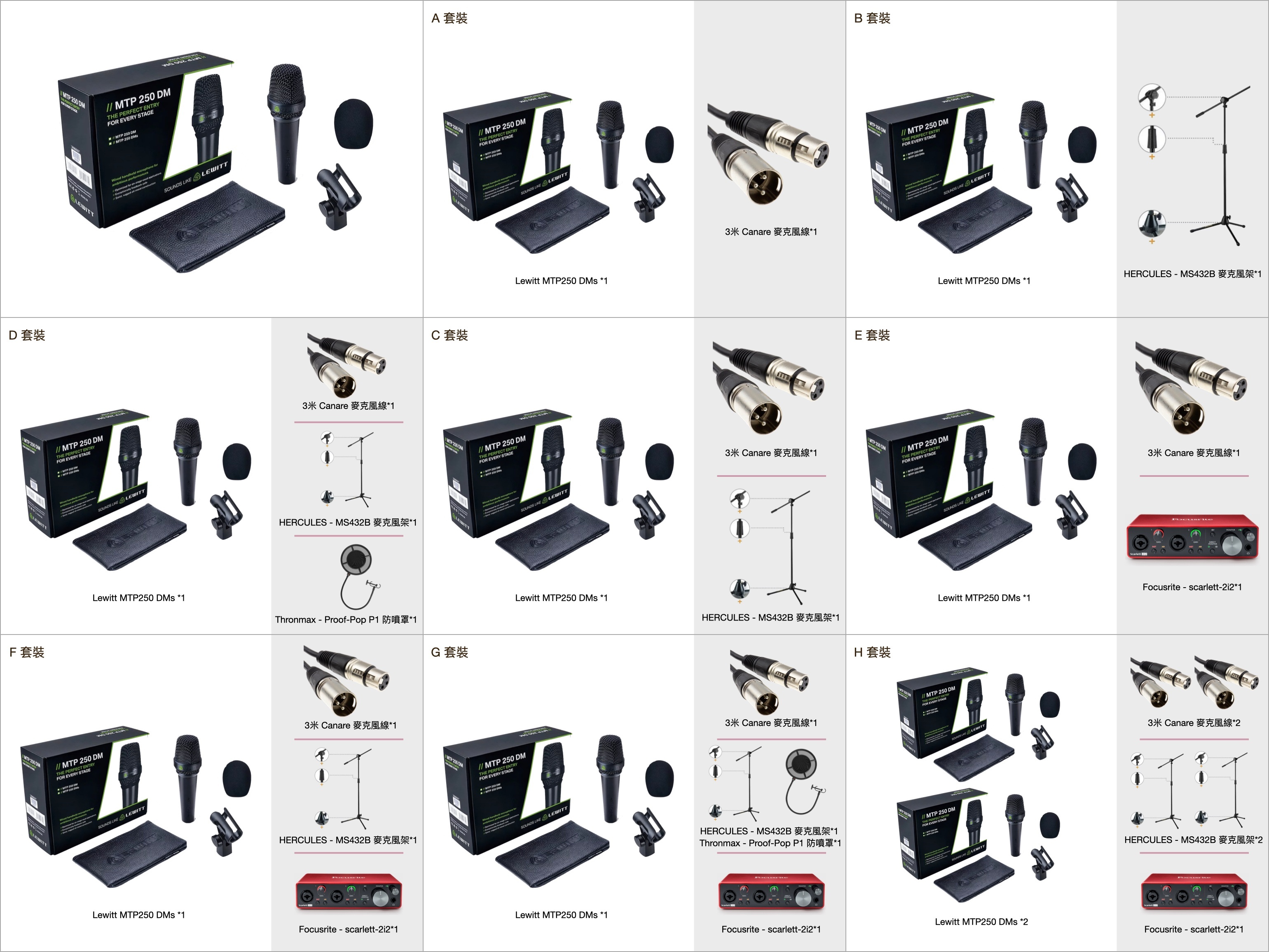 Lewitt LEWITT - MTP 250 DMS 專業人聲麥克風 專業麥克風 有開關 第 5 張圖片｜三峽麥克風