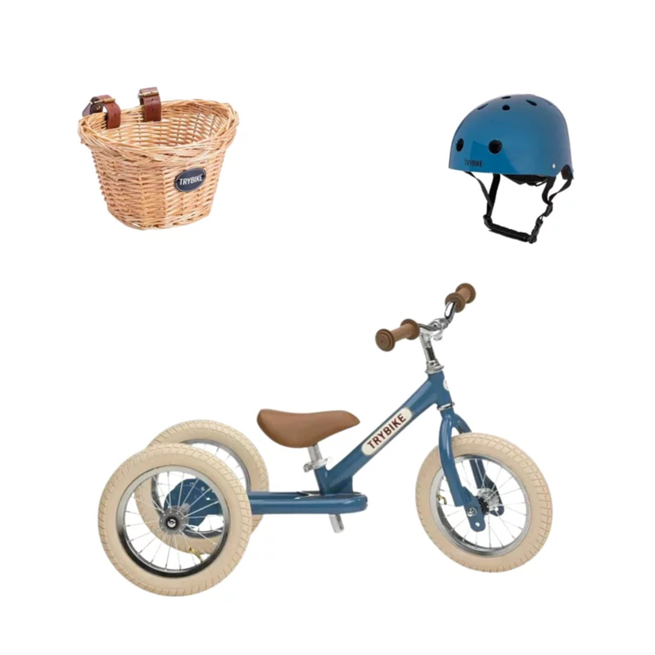Trybike Balance Bike Wheel algebraic Blue