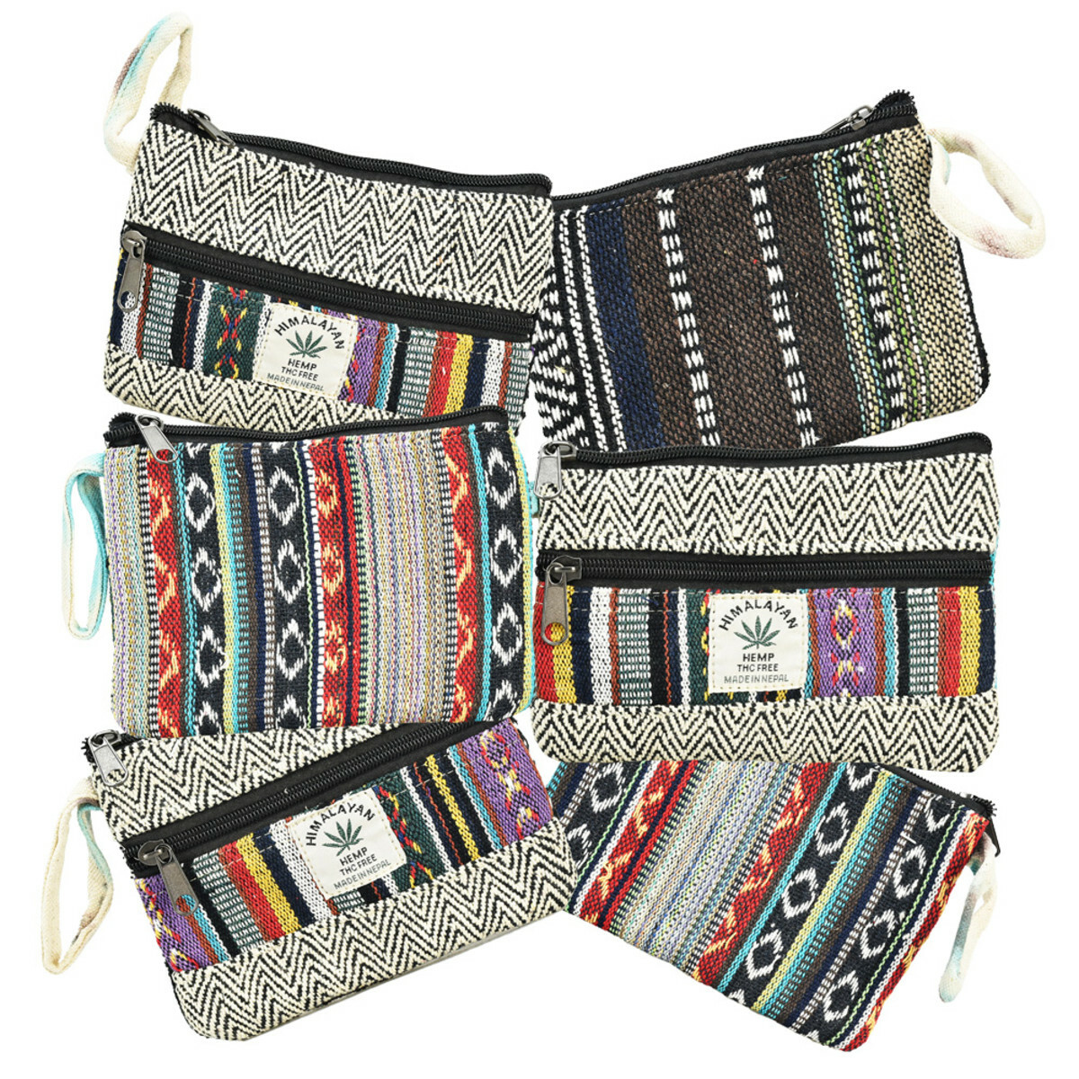 THREADHEADS HEMP COIN POUCH W/ TIE-DYE