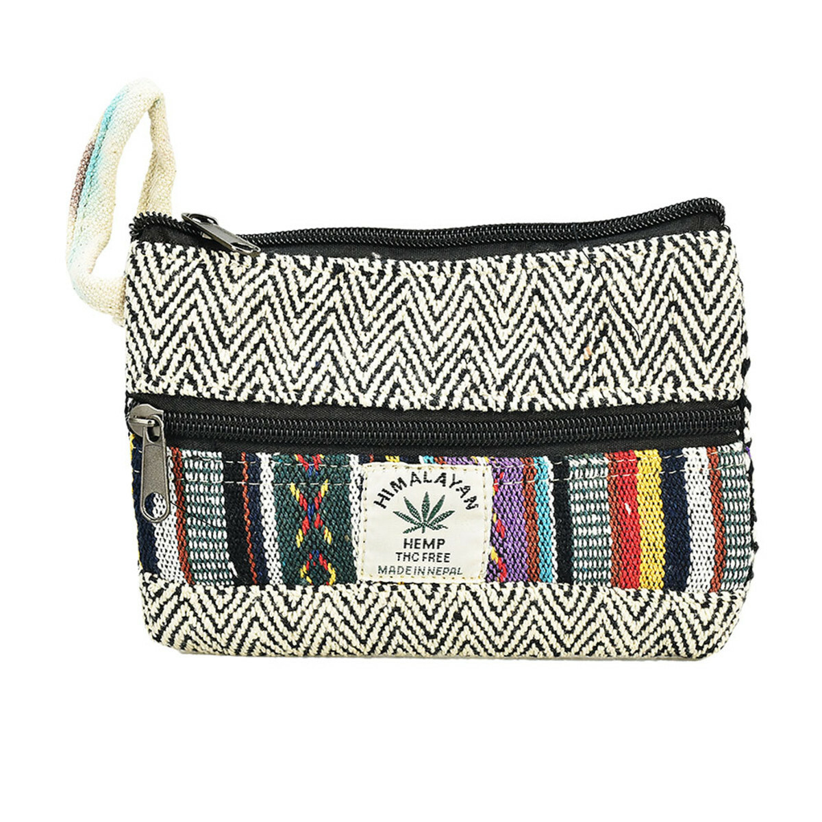 THREADHEADS HEMP COIN POUCH W/ TIE-DYE