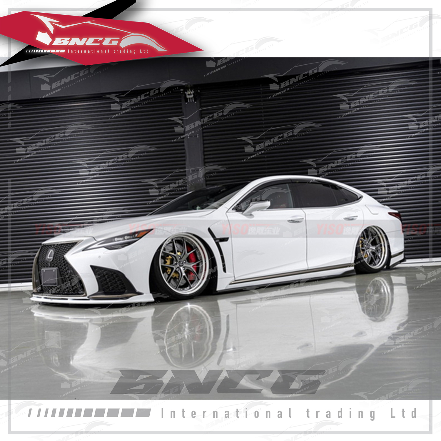 凌志 Lexus LS 改裝 碳纖維 外觀件 空力套件 Aimgain款 葉子板