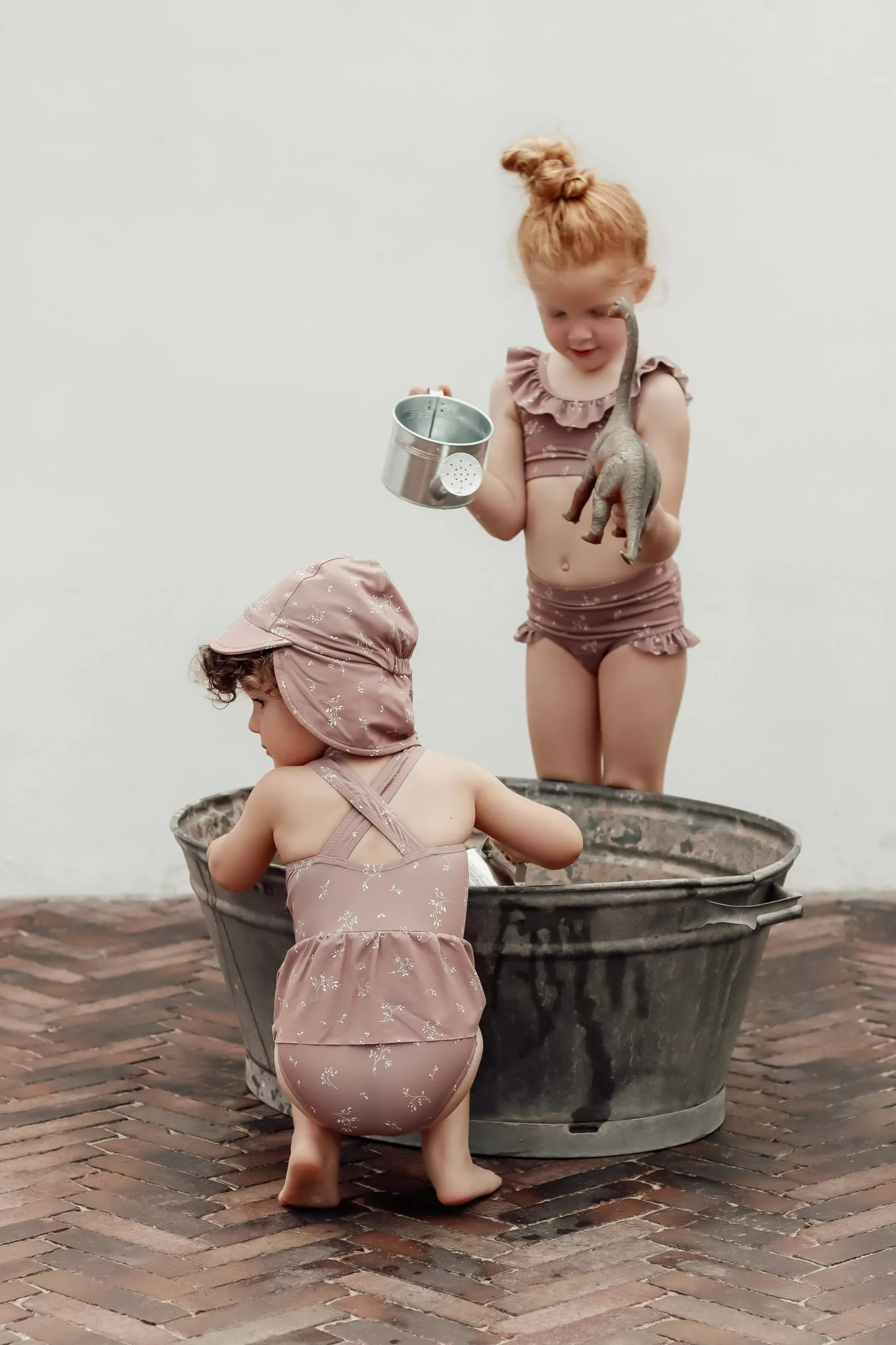 丹麥That's Mine 抗UV兩截式泳衣 (UPF 50+) - Secret Garden Cocoa