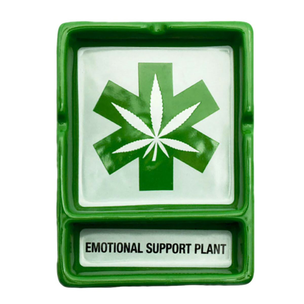 EMOTIONAL SUPPORT PLANT CERAMIC ASHTRAY