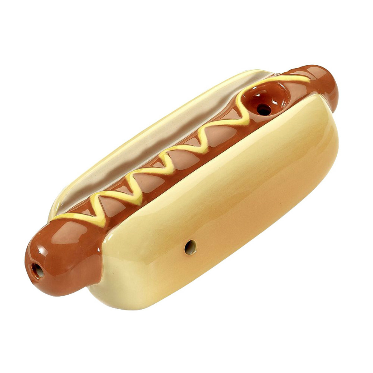 ROAST & TOAST CERAMIC HOT DOG PIPE