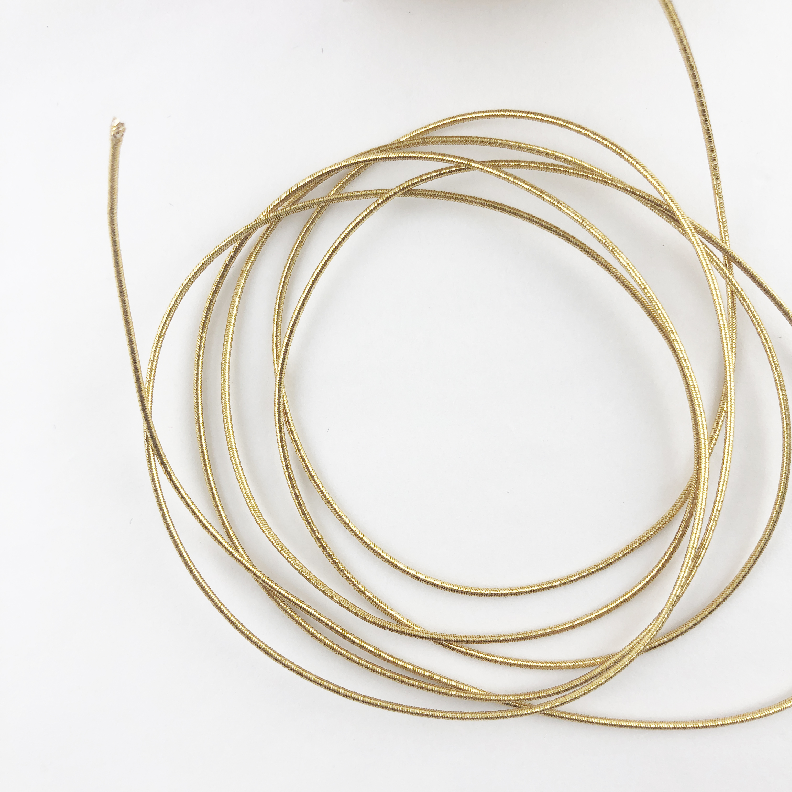 金色彈性繩1mm/金蔥鬆緊/禮盒綁繩/50碼