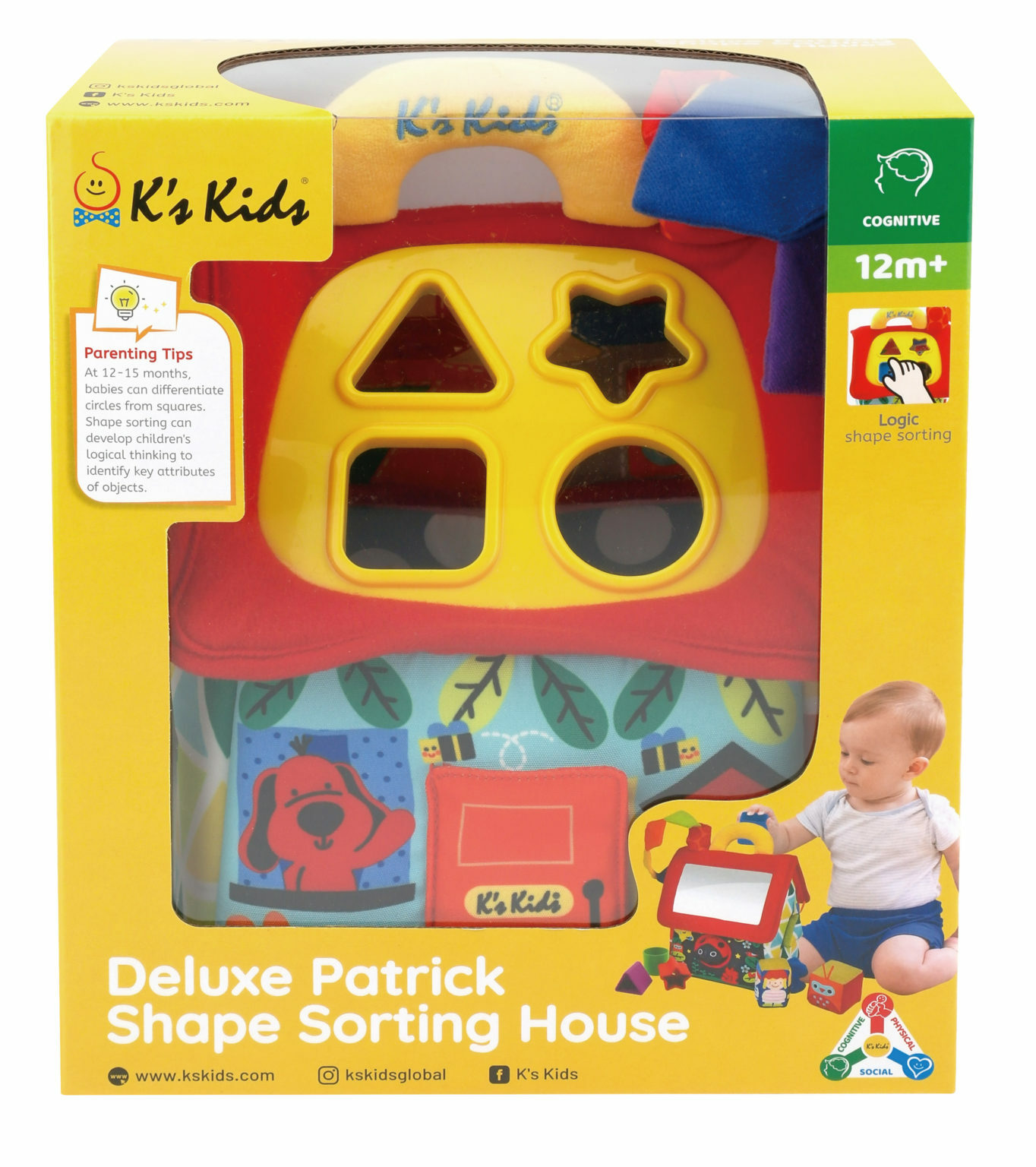 K's Kids Patrick圖形屋 (Deluxe Patrick Shape Sorting House) KA10834