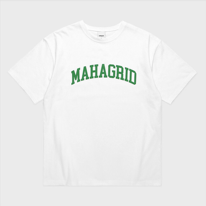 MAHAGRID VARSITY LOGO TEE