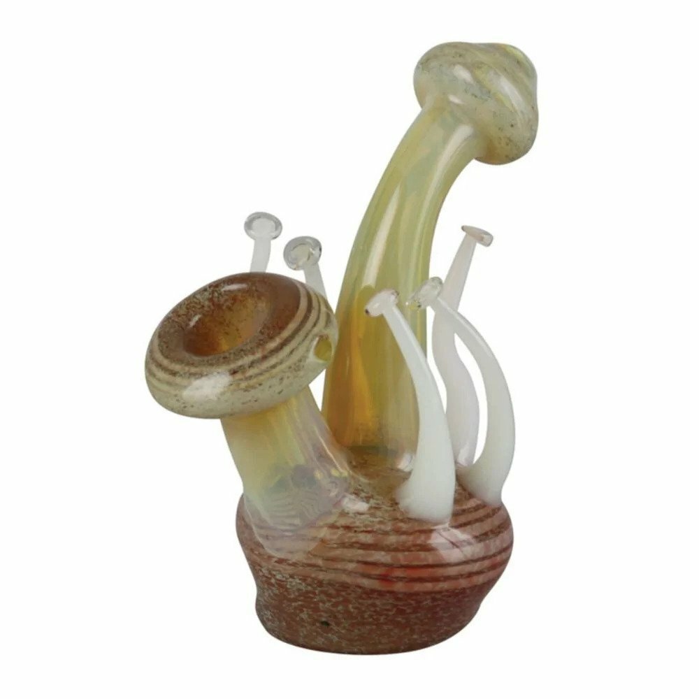 MUSHROOM GLASS BUBBLER