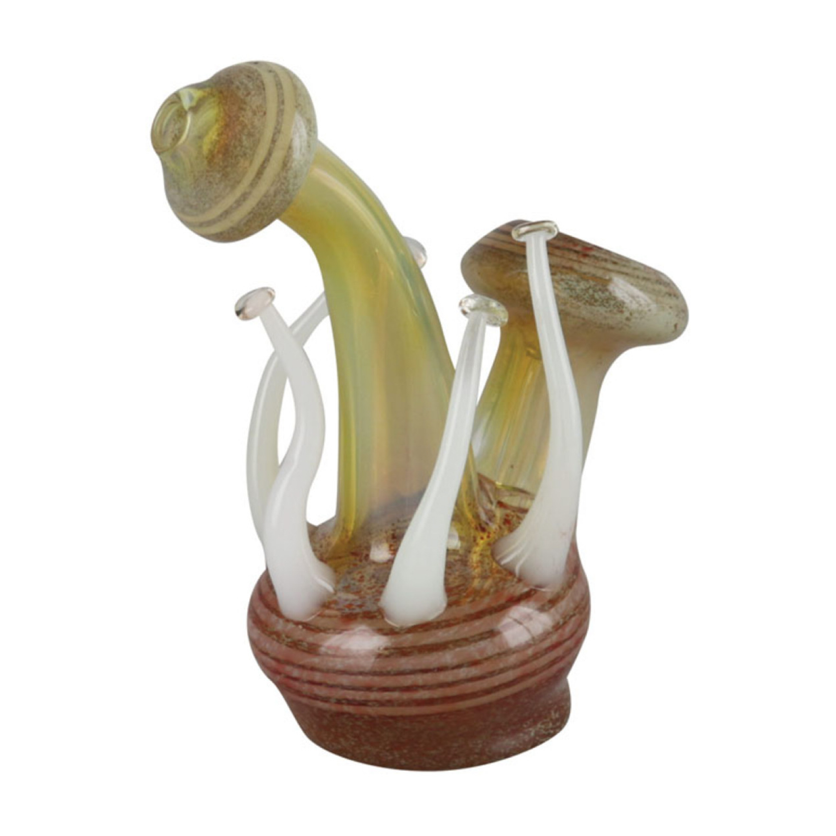MUSHROOM GLASS BUBBLER