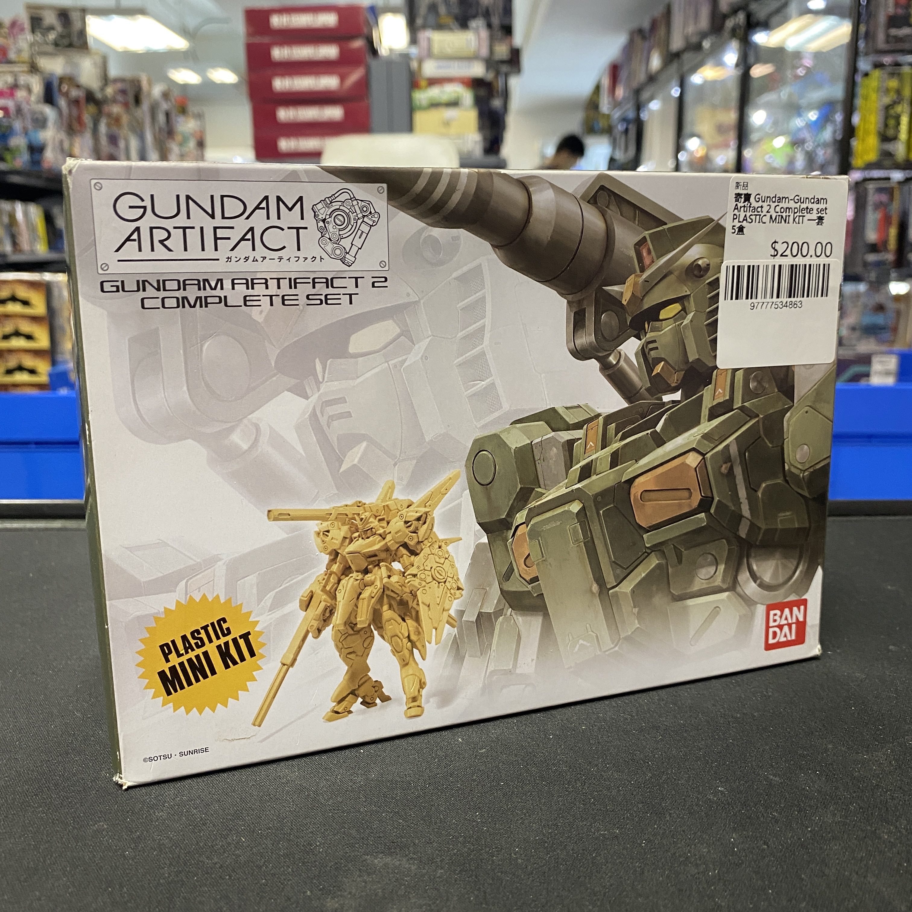 寄賣 Gundam-Gundam Artifact 2 Complete set PLASTIC MINI KIT 一套5盒