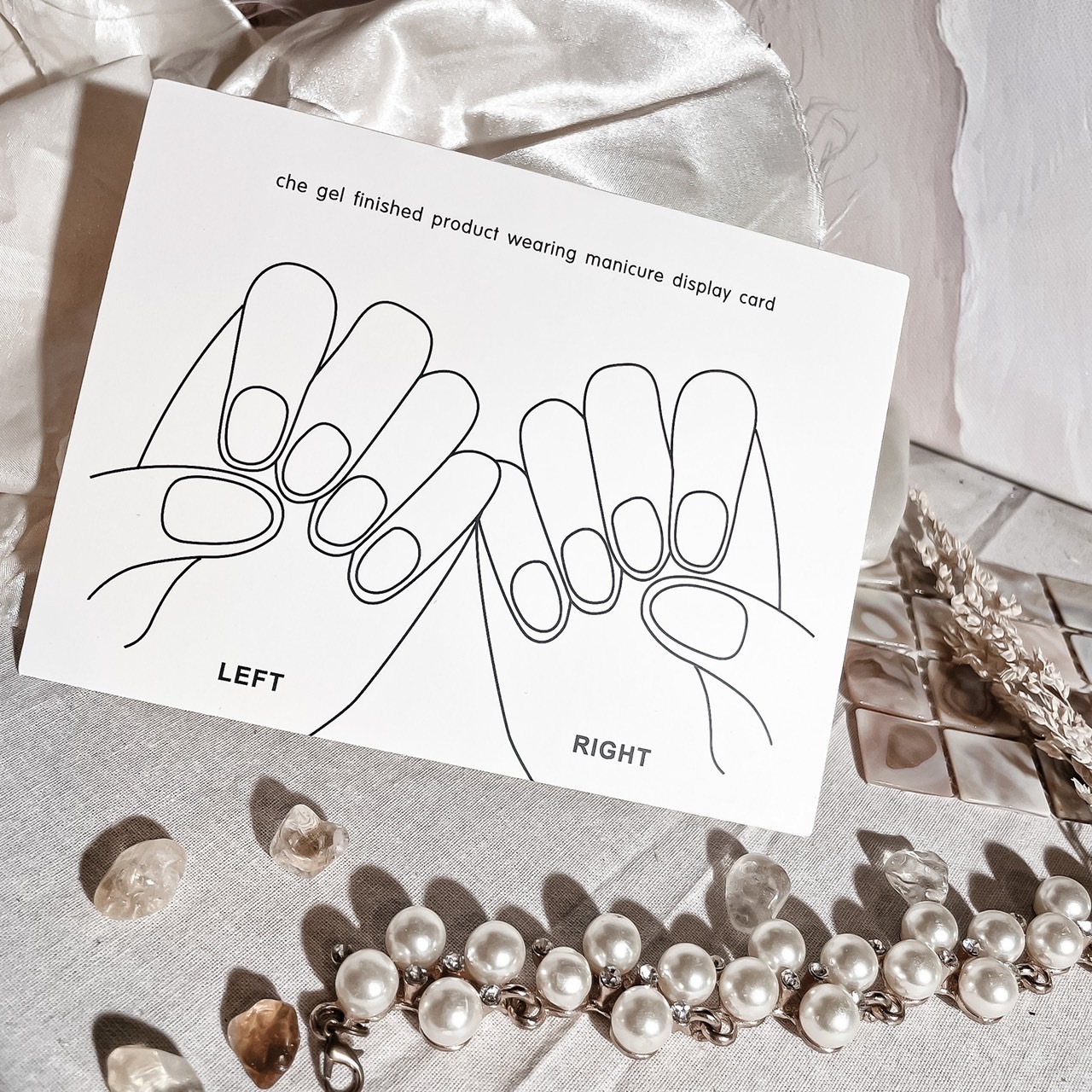 日系美甲練習卡紙 指甲展示作品卡紙