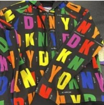 [S] DKNY PRIDE LOGO FULL ZIP HOODIE,BLACK, DP2J9149-BLK (SD178)