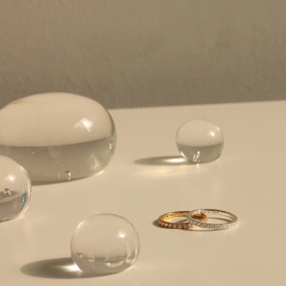 (基礎戒) 925 silver-Glitter Ring