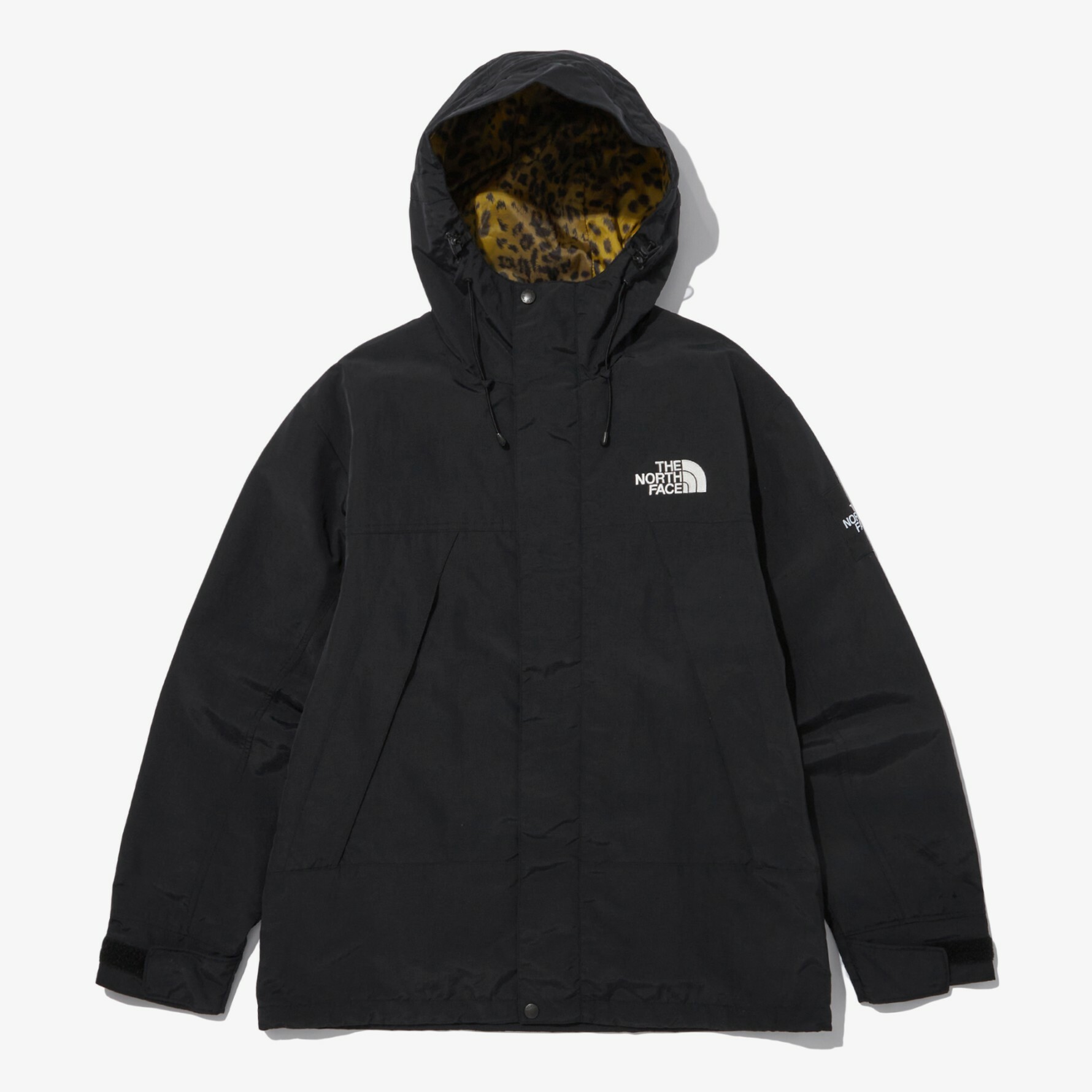 THE NORTH FACE 白標NOVELTY MARTIS 連帽外套豹紋黑NJ3BN53J