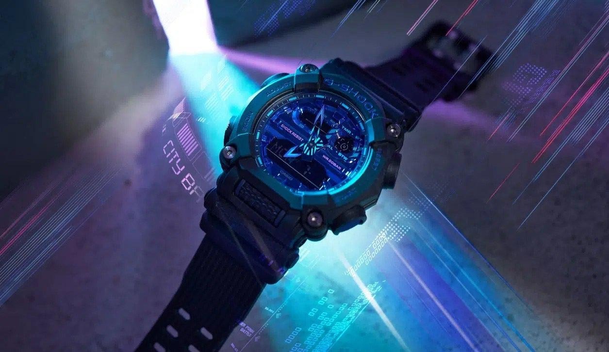 Buy Casio G-Shock GA-700VB-1A Virtual Blue Men Watch