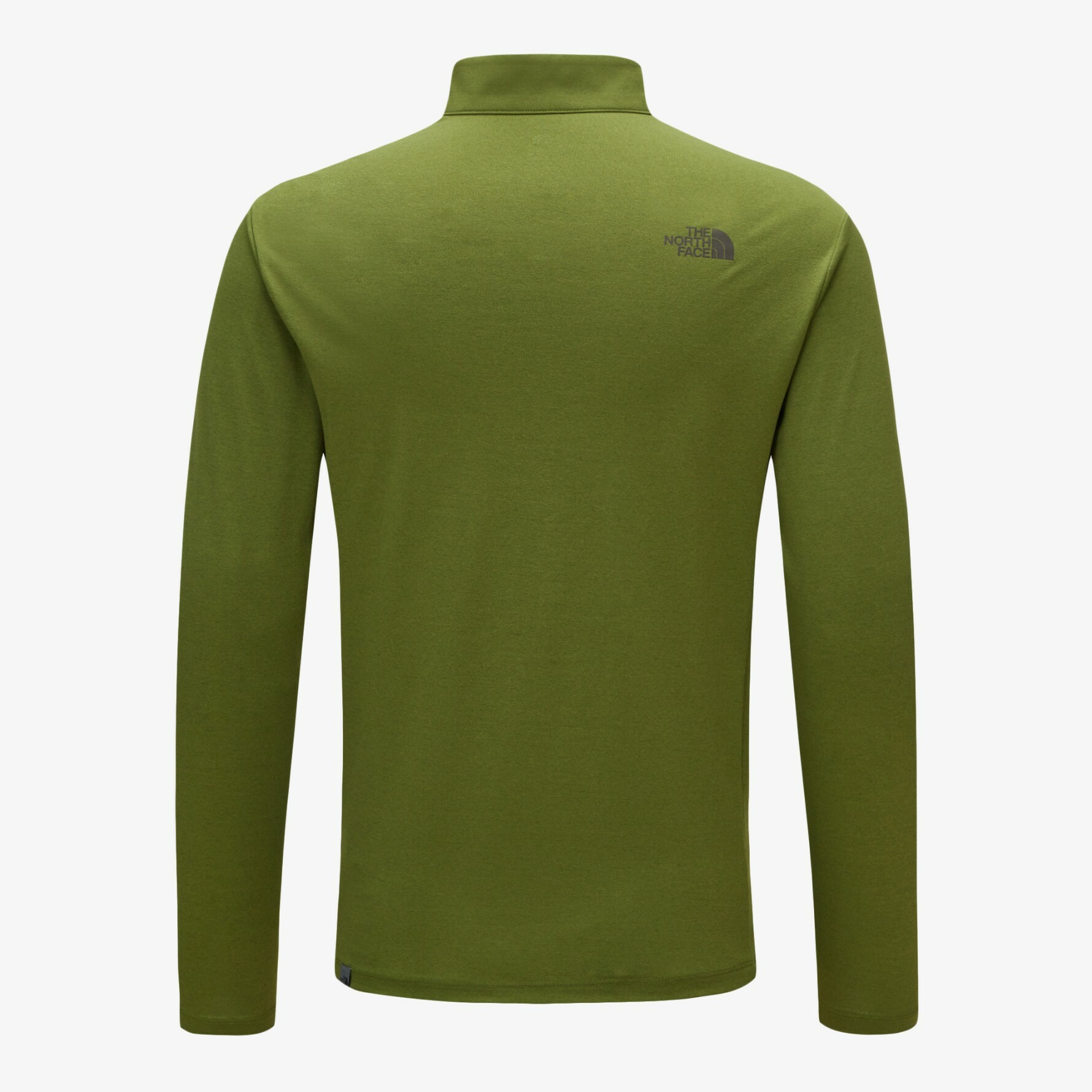 THE NORTH FACE BANFF L/S ZIP TEE 男 半拉鍊 長袖 綠  NT7LN50C