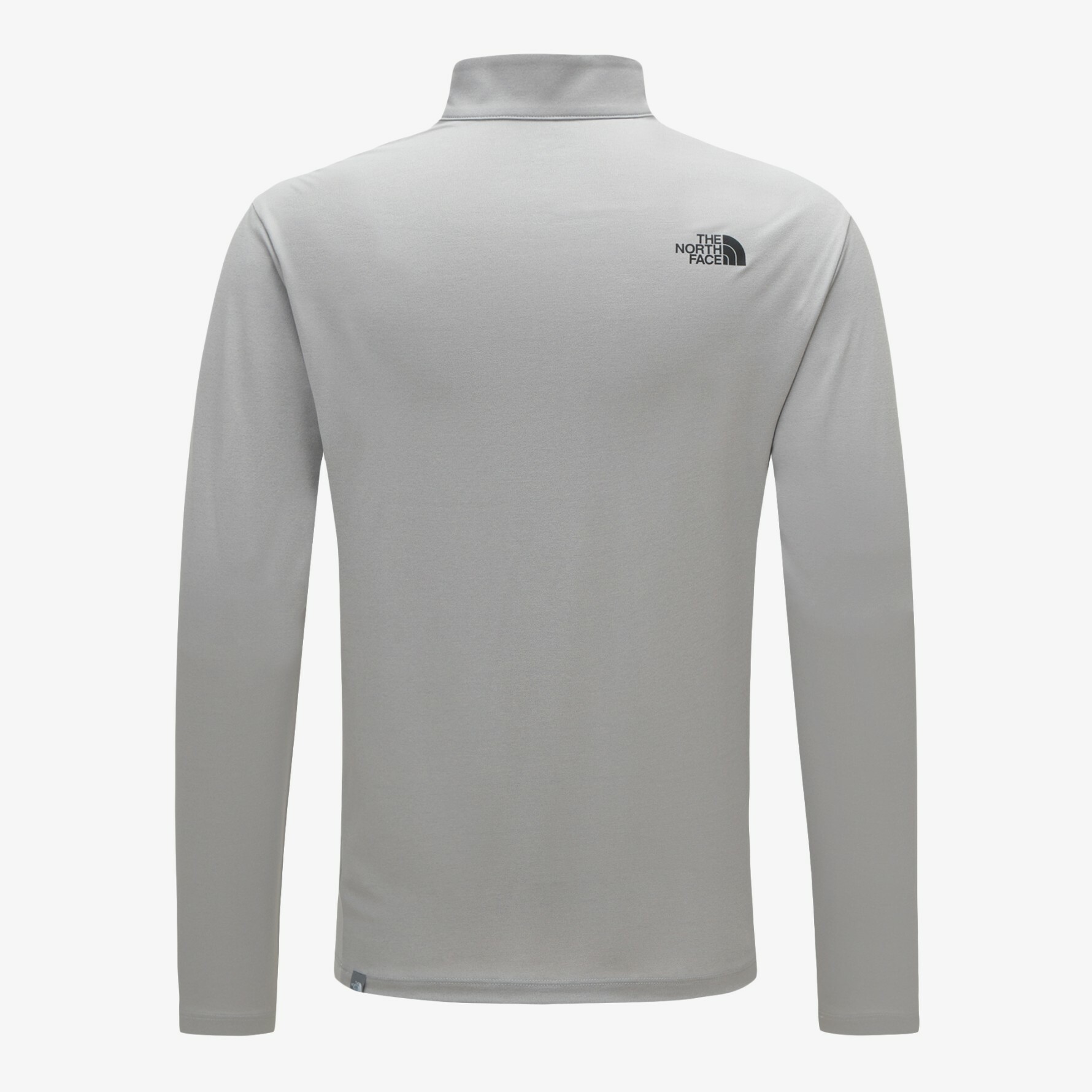 THE NORTH FACE BANFF L/S ZIP TEE 男 半拉鍊 長袖 白灰 NT7LN50D