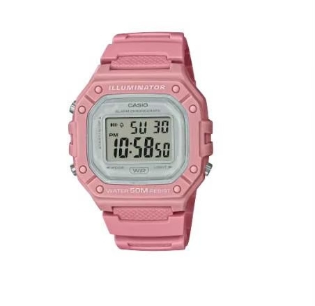 【CASIO 卡西歐】草莓甜心W-218HC-4A 現代鐘錶