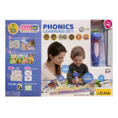 CROCOPen™ Phonics Learning Set – 奇智「拼拼樂」英語拼音(點讀筆)學習套裝 CP85118