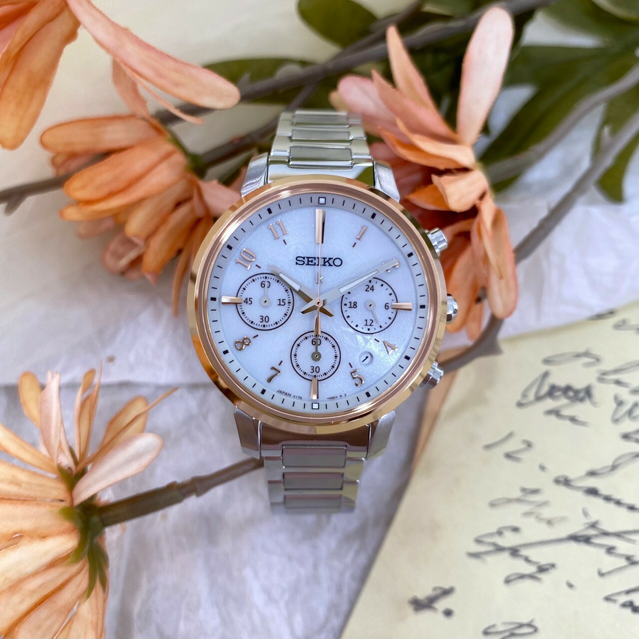 【SEIKO 精工】LUKIA V175-0FC0KS 36.2mm Modern Watch