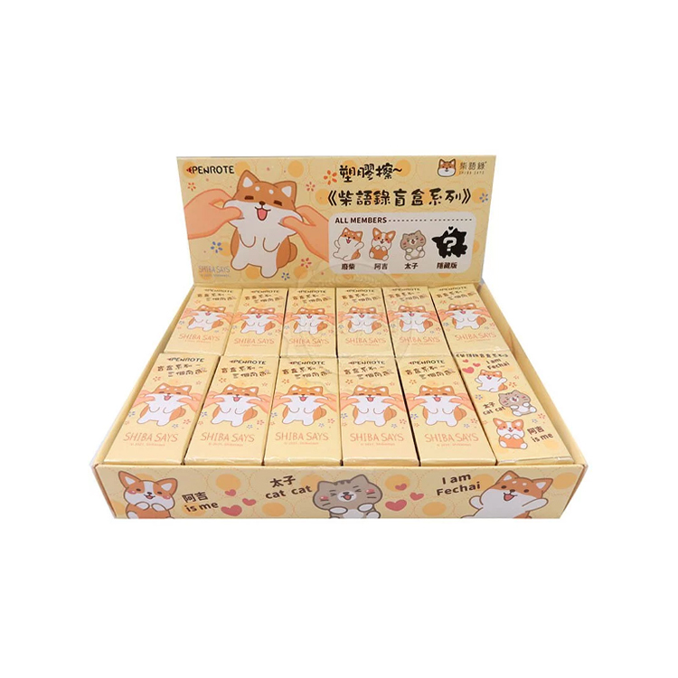 【PENROTE筆樂】柴語錄盲盒橡皮擦