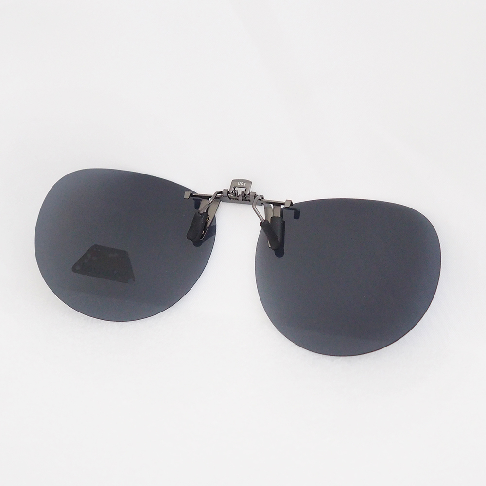 輕量夾式偏光太陽眼鏡 抗UV鏡片/可掀/夾式墨鏡/戶外旅遊 42CGA00001