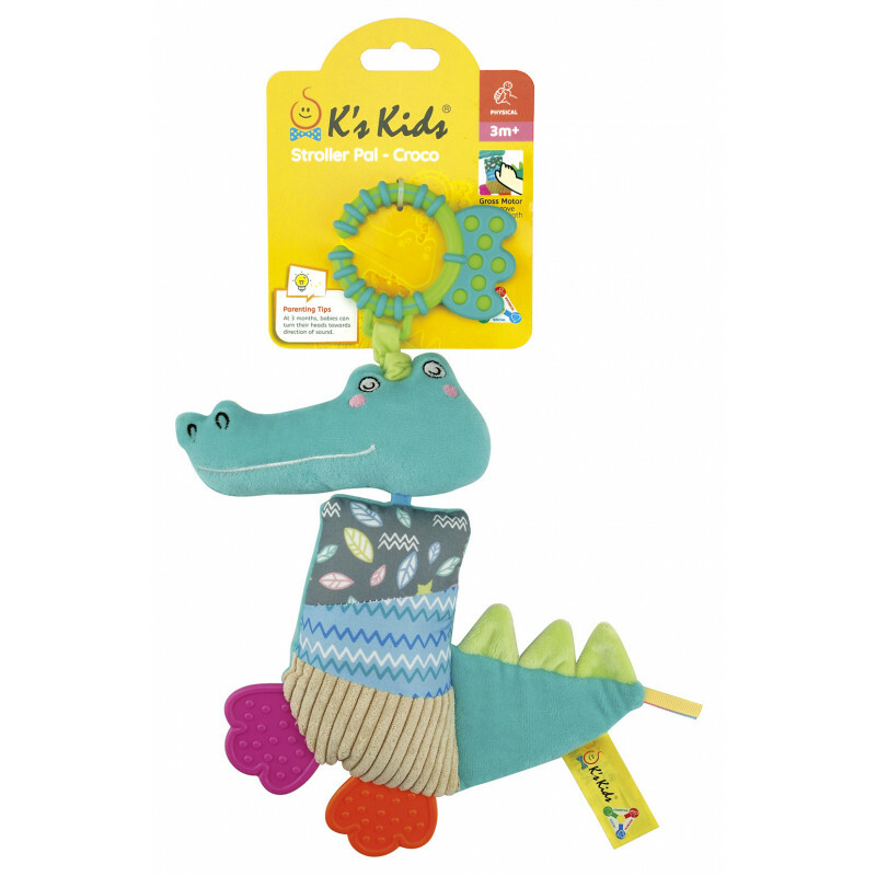 K's Kids 響鈴震震鱷魚 (Stroller Pal – Croco) KA10812