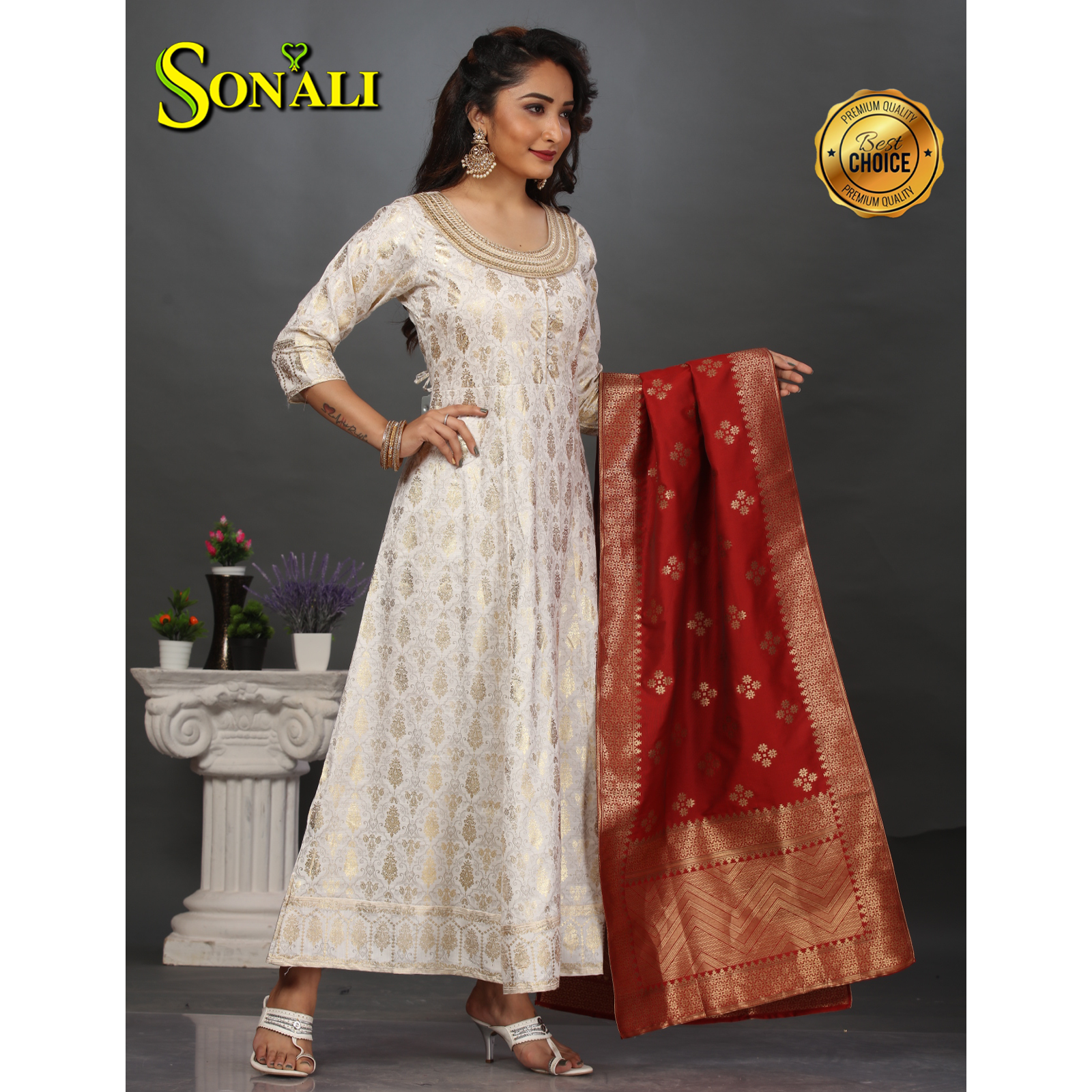 Sonali Premier Quality Family Collections Men Shirt Kurtis Women Kids Wear Kemeja Labuh Baju Sedondon Kemeja Lelaki Q1651/Q1652/Q1653/Q1654