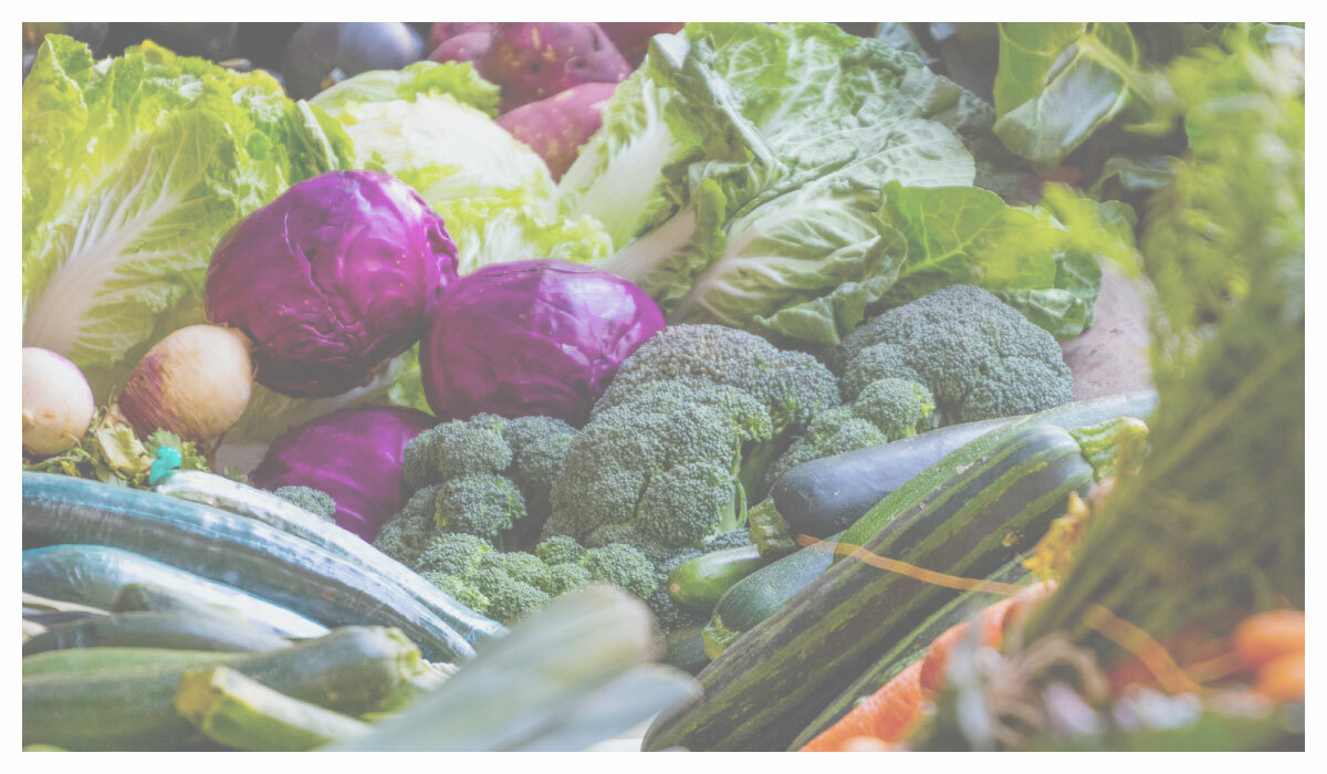 膳食纖維在蔬菜裡