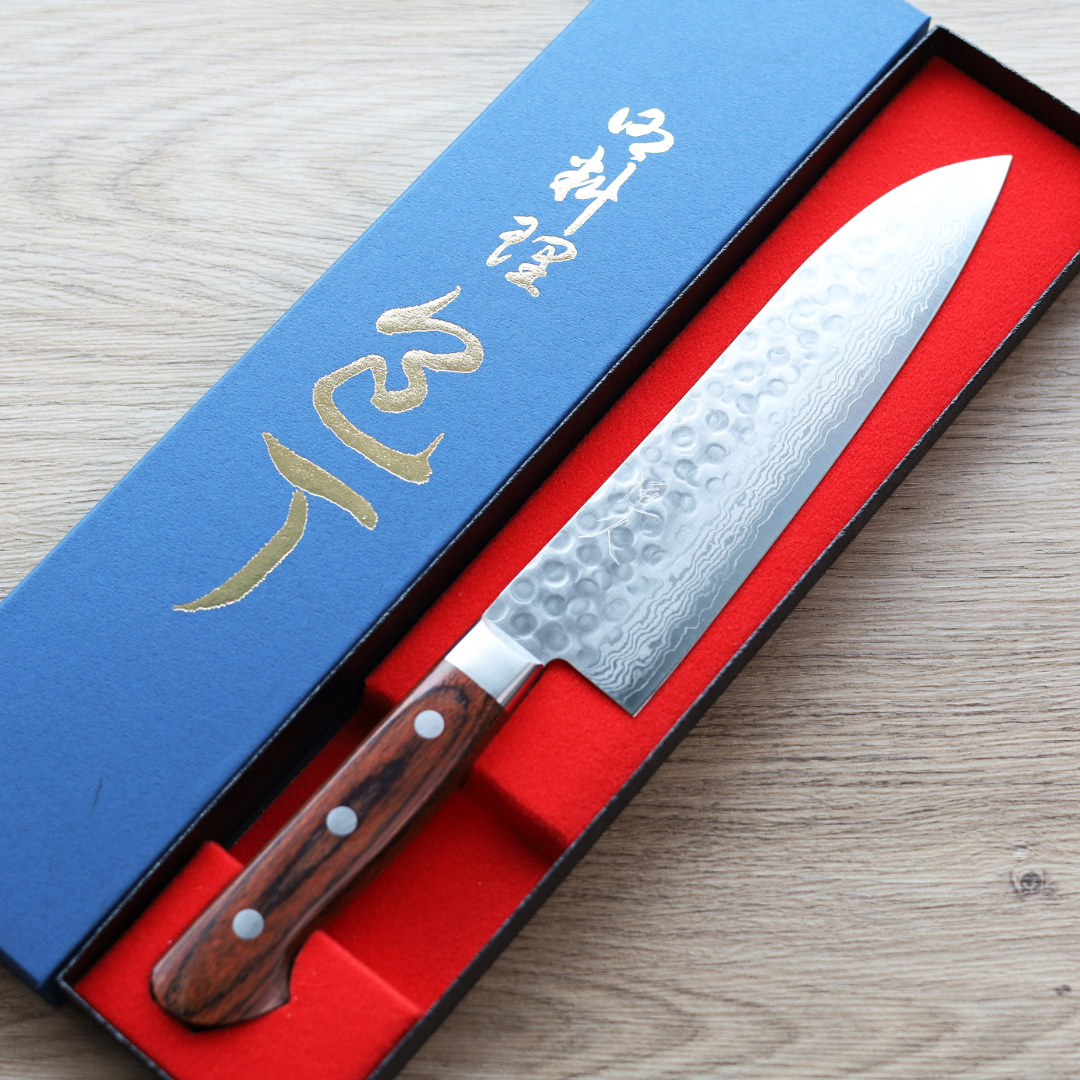 恆久 三德 180mm VG10鋼 墨流鎚目 洋柄