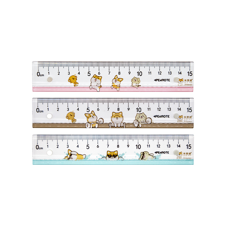 【PENROTE筆樂】柴語錄15公分防滑尺