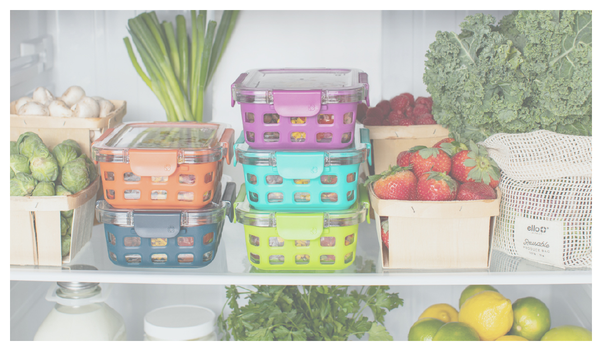 食物保存在保鮮盒裡