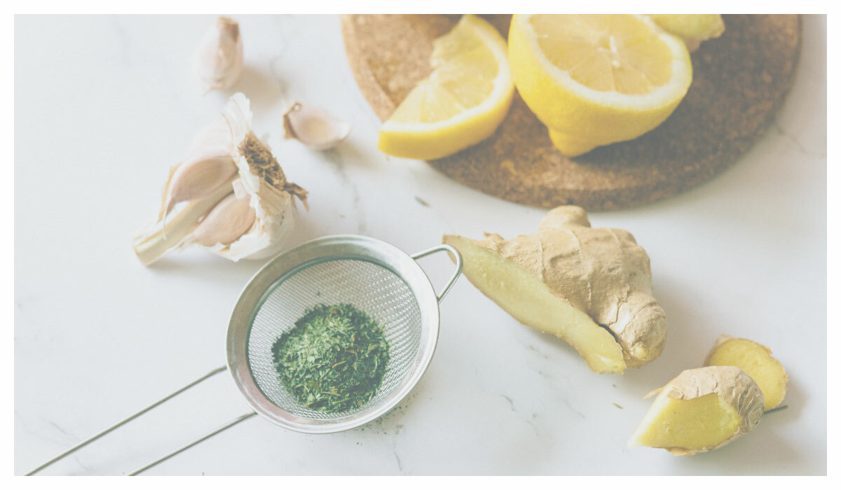 提升免疫力吃大蒜檸檬薑