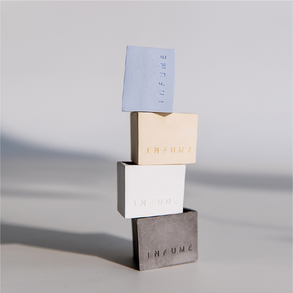 【Infume 空間氛研室】四角。視角 經典手工石膏方型組
