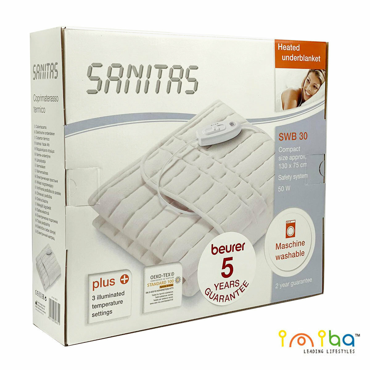 Beurer Sanitas SWB30 單人德國電熱床墊