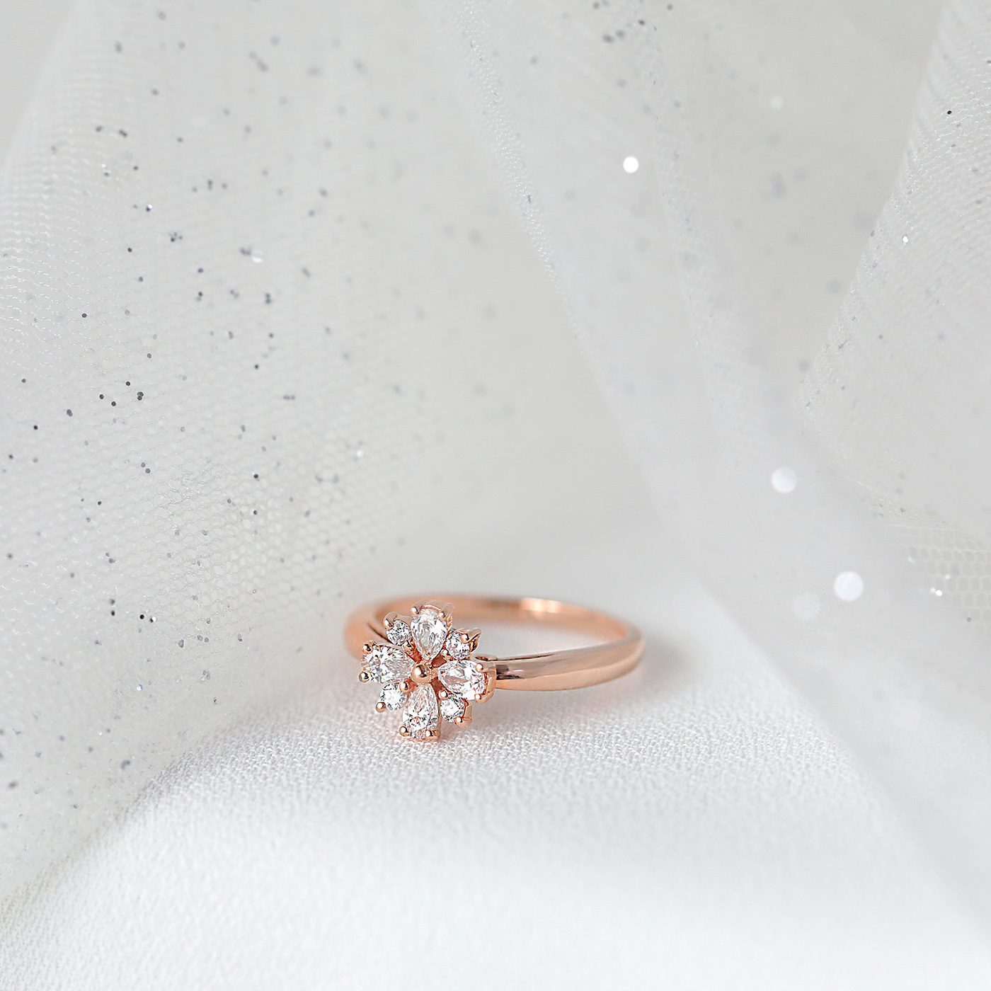 錦簇 — 45分鑽石戒指